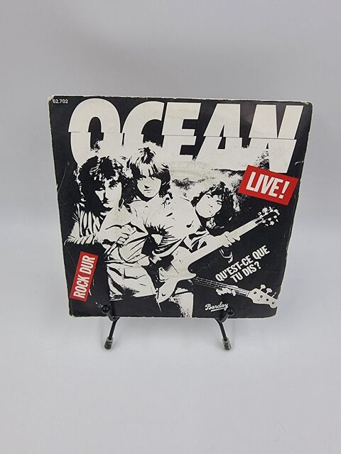 Vinyle 45 tours Ocean : Live ! Rock Dur (Qu'est-ce que tu..) 8 Vulbens (74)