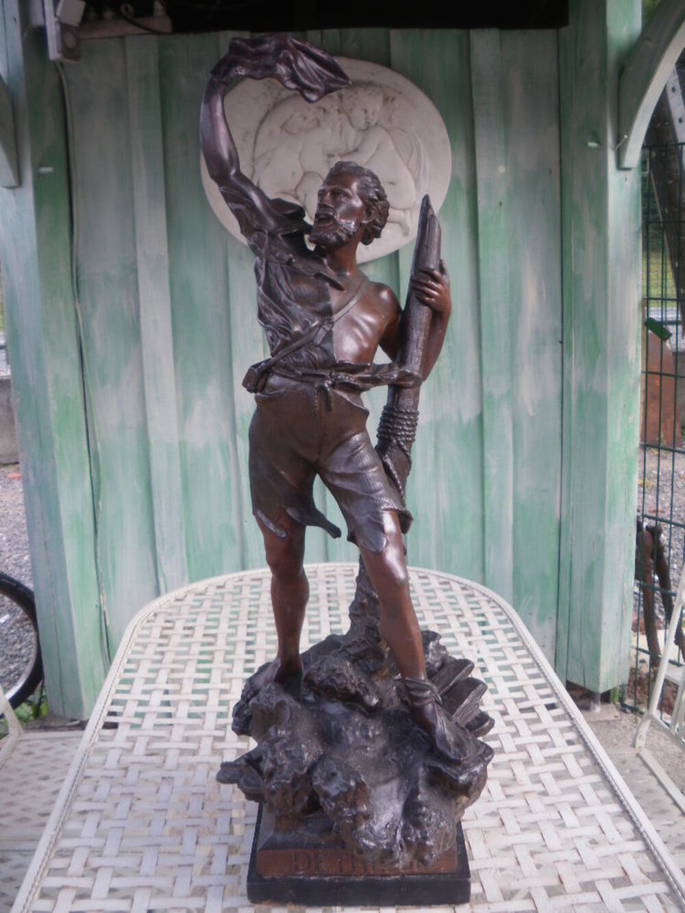 Statue en r&eacute;gule de WAAGEN Décoration