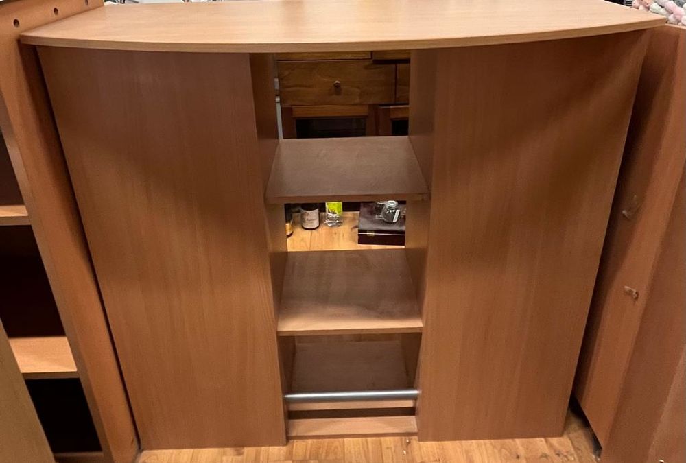 Meuble comptoir avec rangement casiers Meubles