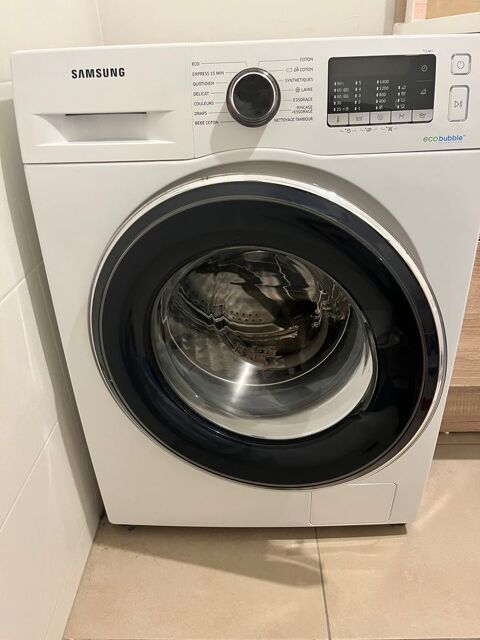 Lave linge hublot SAMSUNG EX WW70J5555FW Eco Bubble 280 Châtenay-Malabry (92)