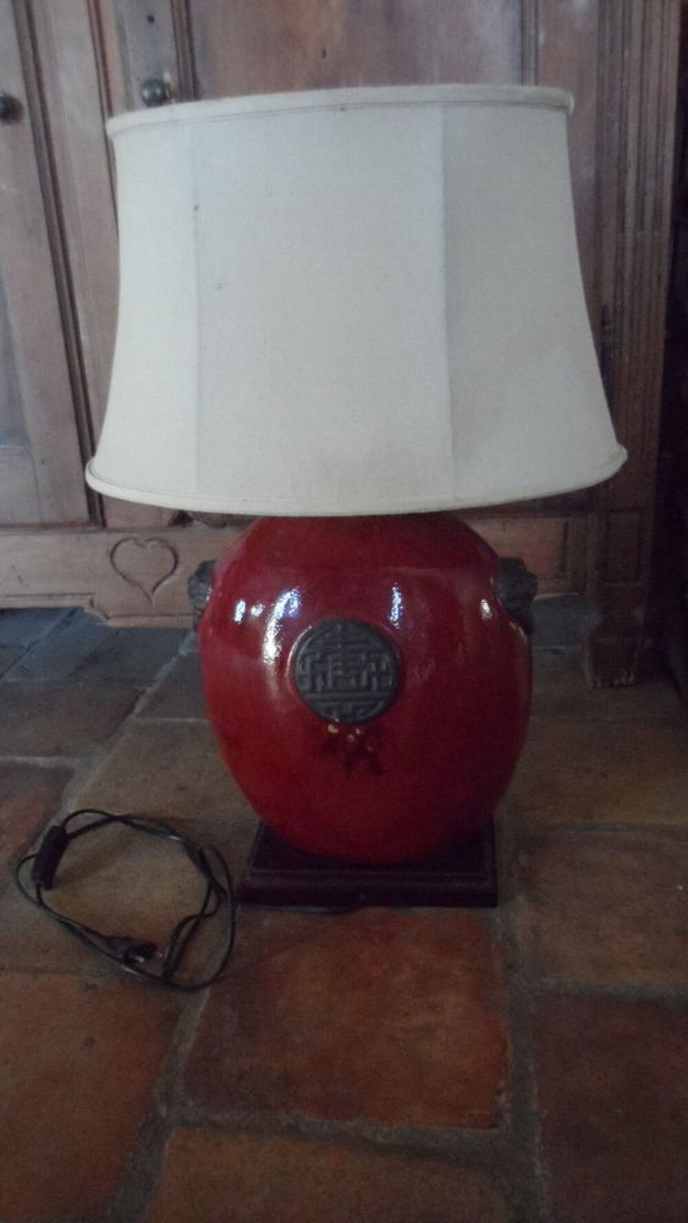 Grande lampe style chinois Décoration