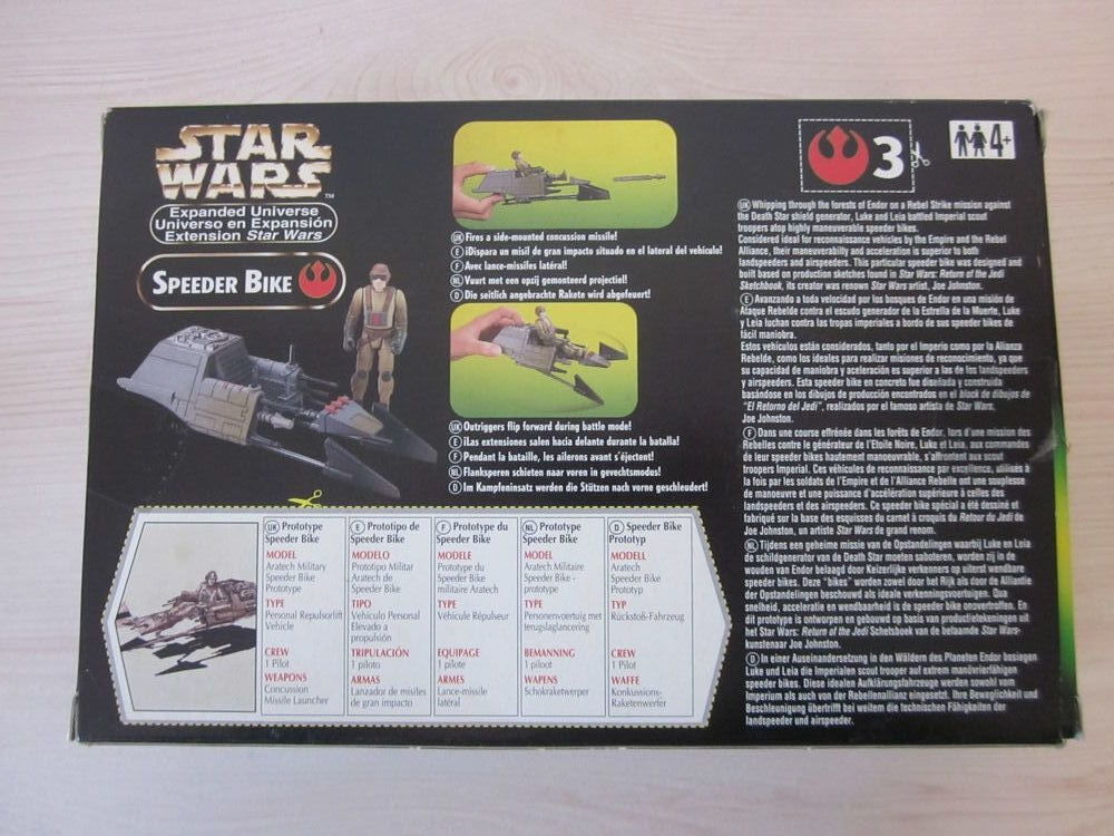 Speeder Bike + Pilote Star Wars Expanded Universe Figurine Jeux / jouets