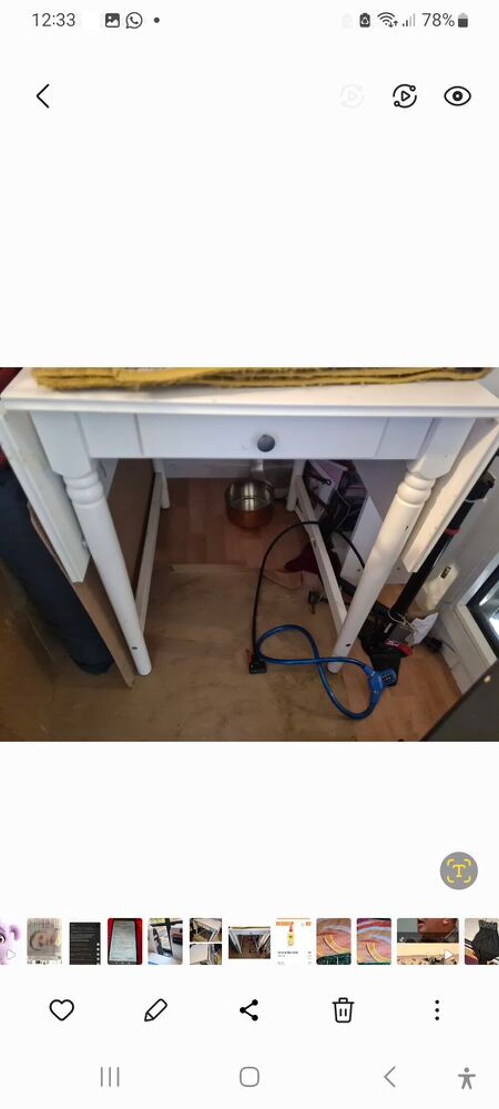 Table pliant Meubles