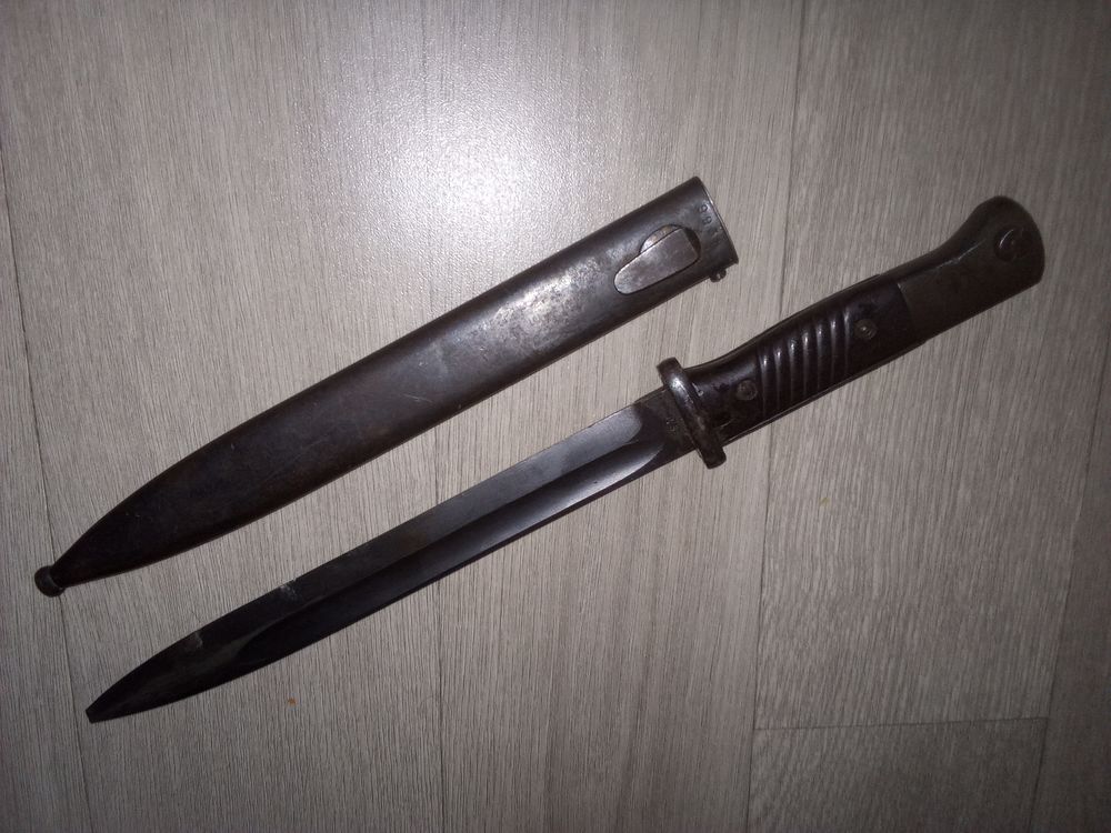 BAIONNETTE MAUSER 98K CASSEE 