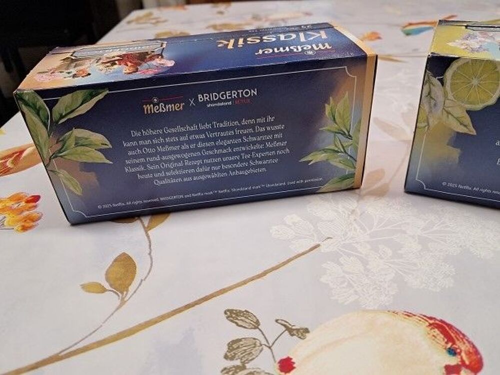 Pour servir th&eacute; BRIDGERTON s&eacute;rie TV film goodies cuisine mod 