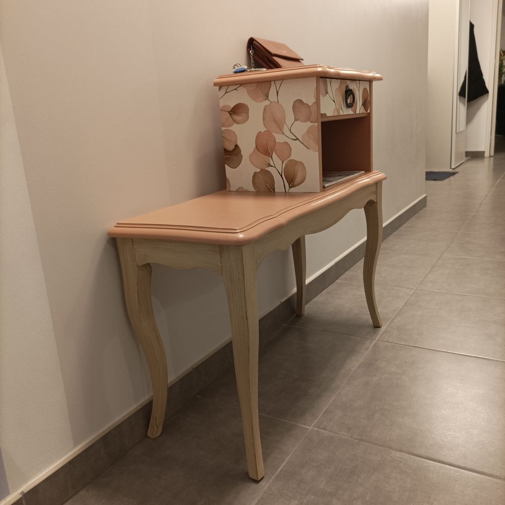 Meuble d'entr&eacute;e avec assise relook&eacute; Meubles
