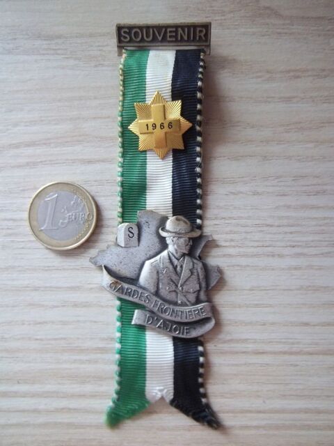 décoration collection vintage ! 1966 médaille garde Suisse 7 Valognes (50)
