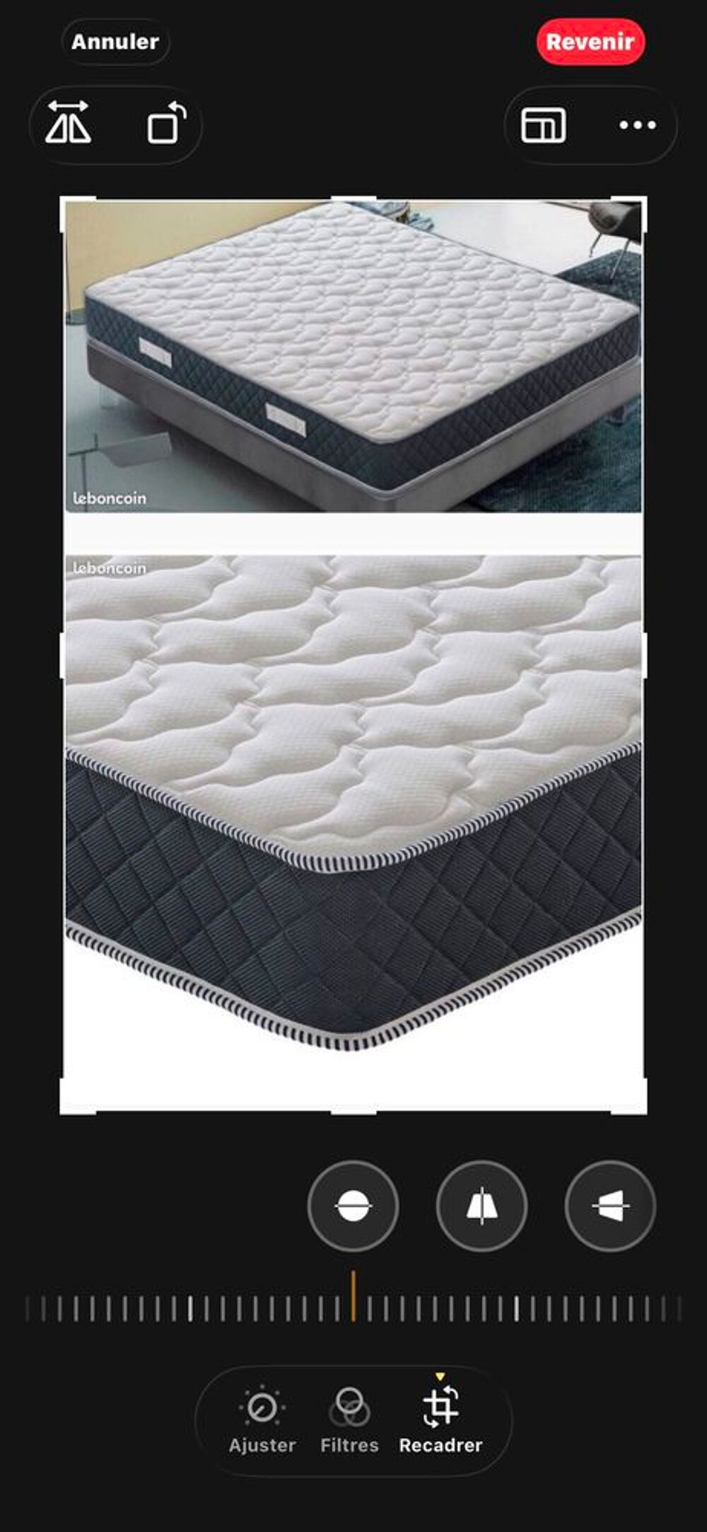 Matelas plus surmatelas et sommier &agrave; lattes sur pied Meubles