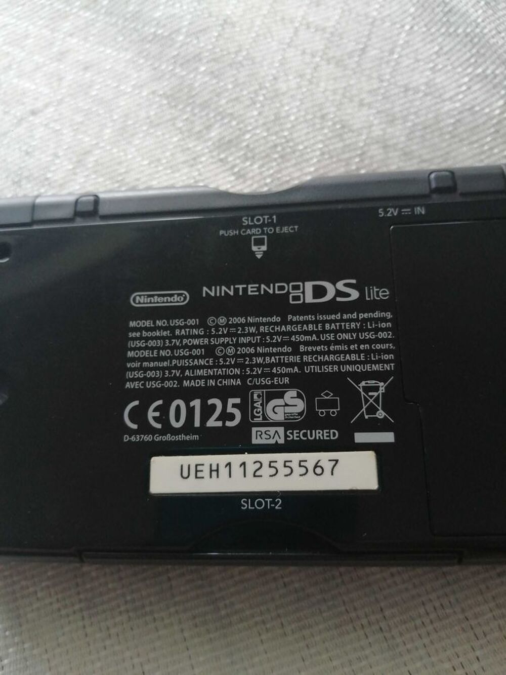 console Nintendo ds lite Consoles et jeux vidéos