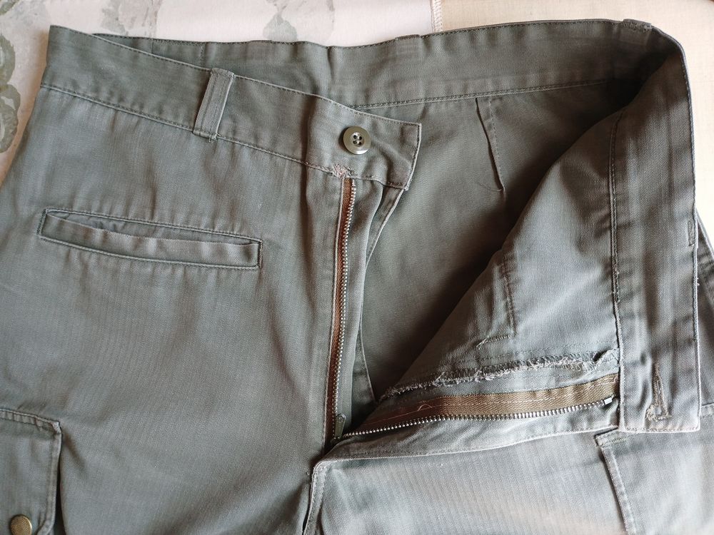 PANTALON MILITARIA KAKI Vêtements