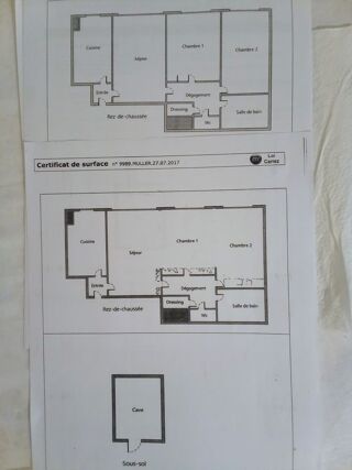  Appartement à vendre 3 pièces 55 m²