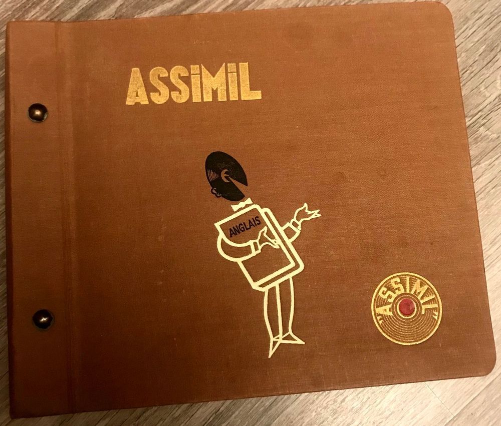 Assimil Anglais 11 disques 45T. Vintage Audio et hifi
