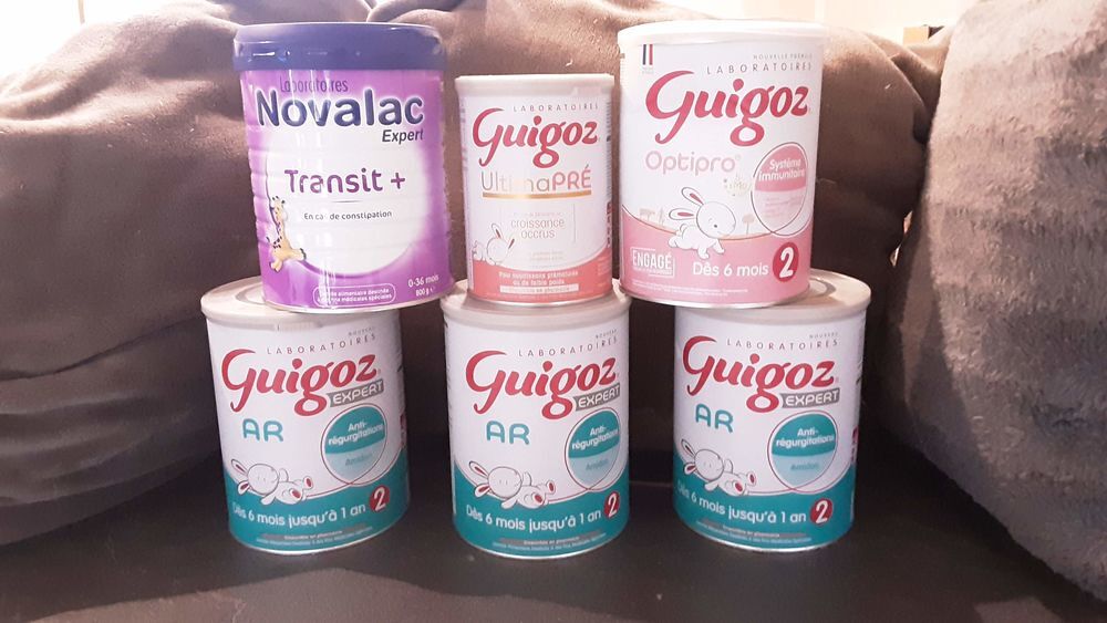 LAIT GUIGOZ AR/OPTIPRO/ULTIMAPRE/NOVALAC TRANSIT+ Puériculture