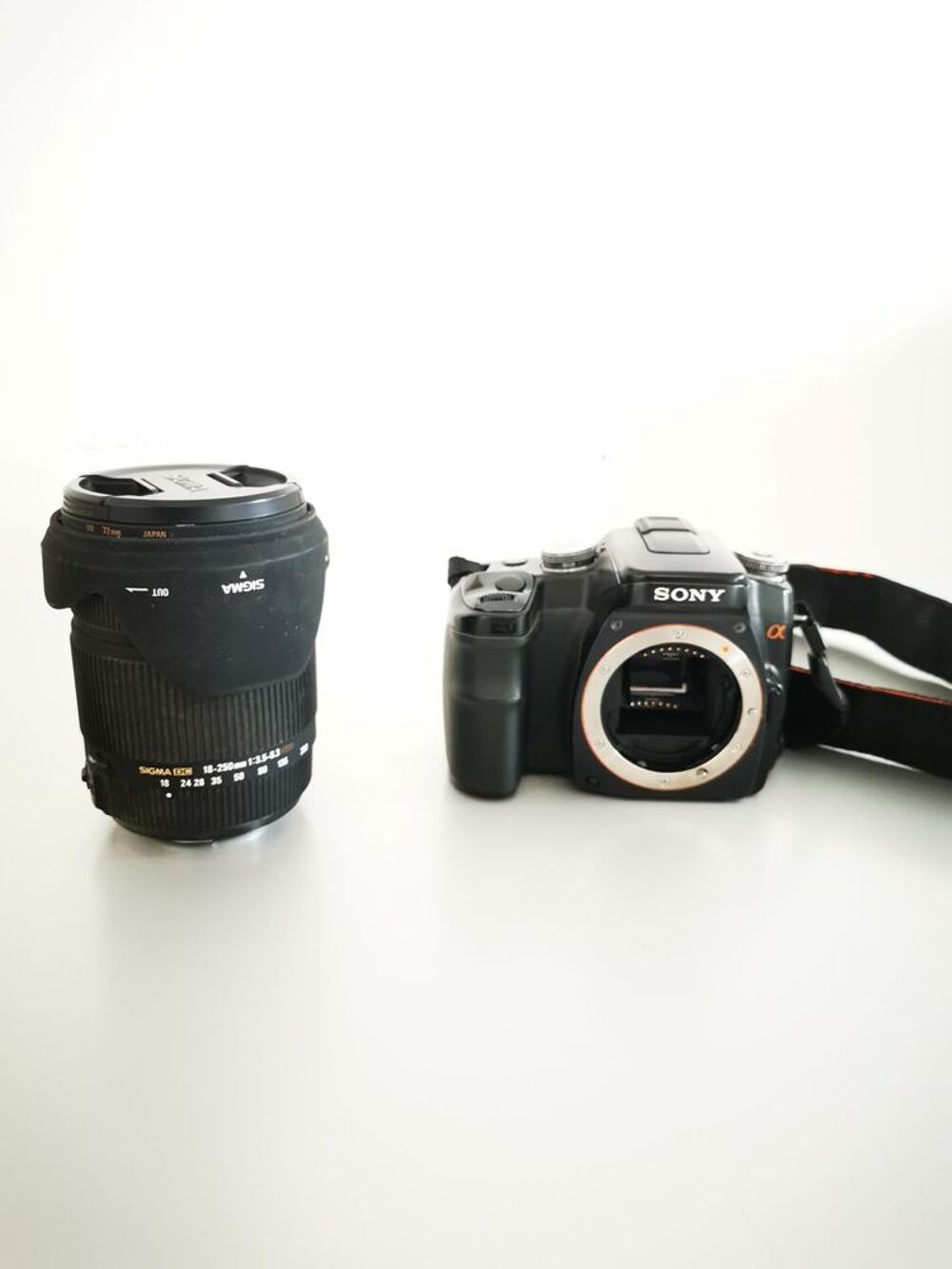 Reflex sony alpha 100 t&eacute;l&eacute;objectif sigma 18-250 Photos/Video/TV