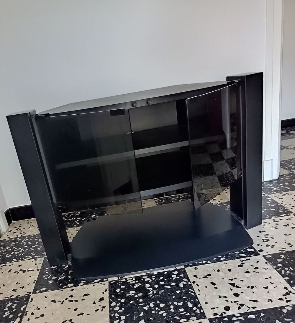Meuble T&eacute;l&eacute; noir Meubles