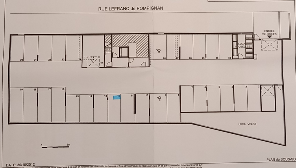 Vente Parking/Garage Parking sous-sol quartier Rangueil Toulouse Toulouse