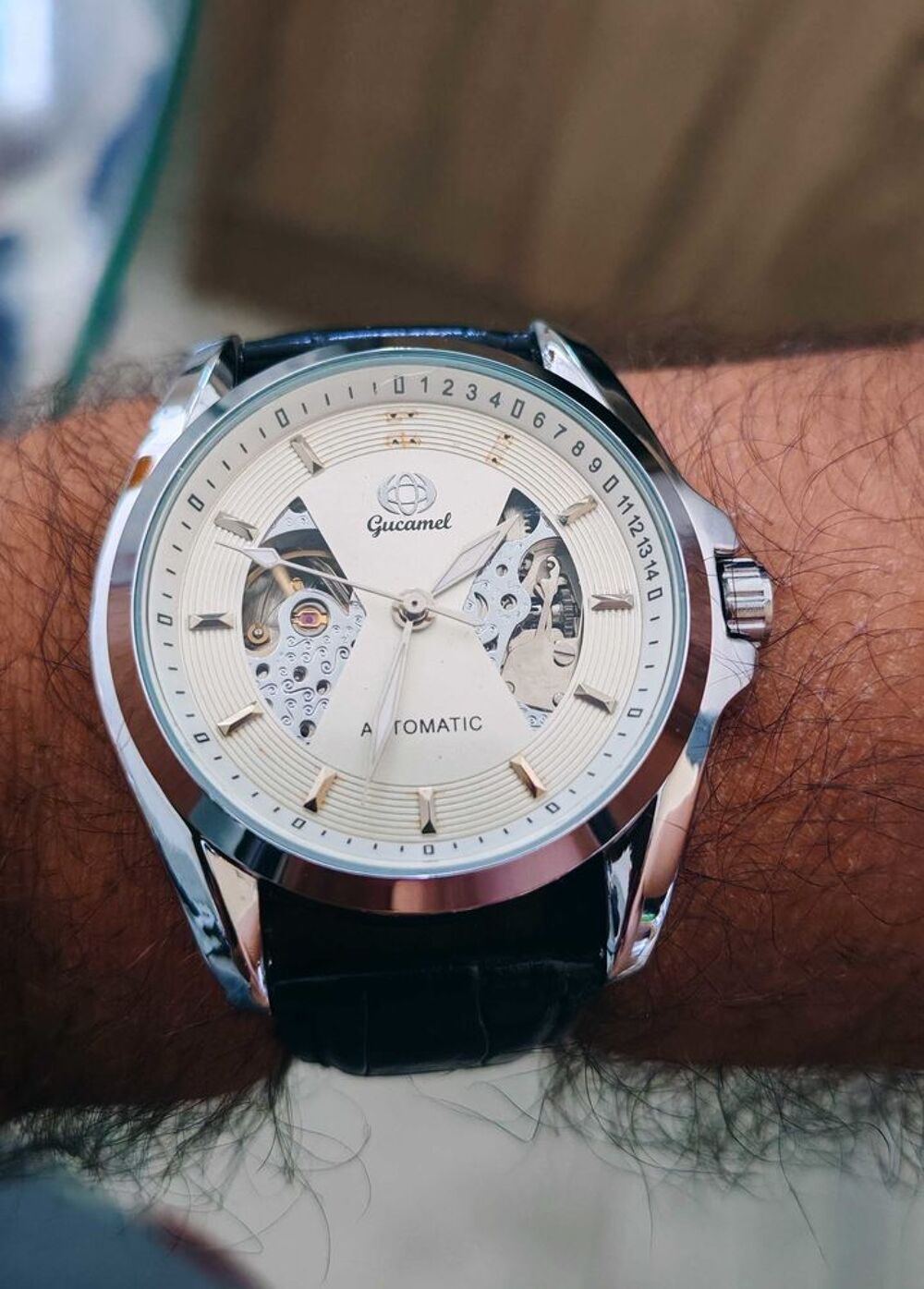 Montre automatique homme Gucamel €" Style Skeleton €" Neuve Bijoux et montres