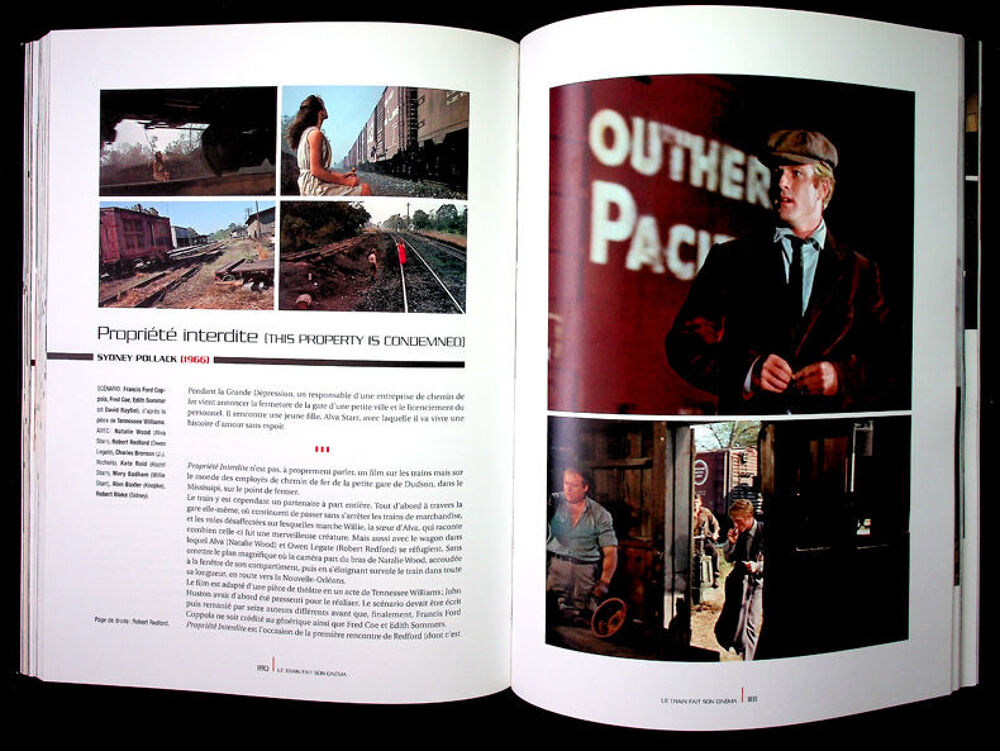 LE TRAIN FAIT SON CINEMA en 248 pages (Riveneuve Collection Livres et BD