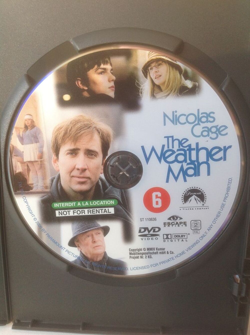 THE WEATHER MAN DVD &Eacute;TAT NEUF Envoi Possible
DVD et blu-ray