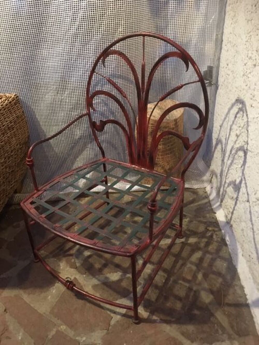 Fauteuil en fer forg&eacute; Meubles