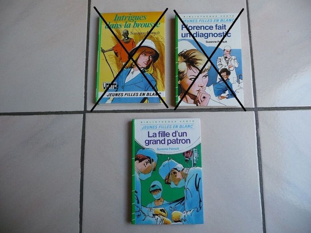 4 livres s&eacute;rie Jeunes filles en blanc Livres et BD