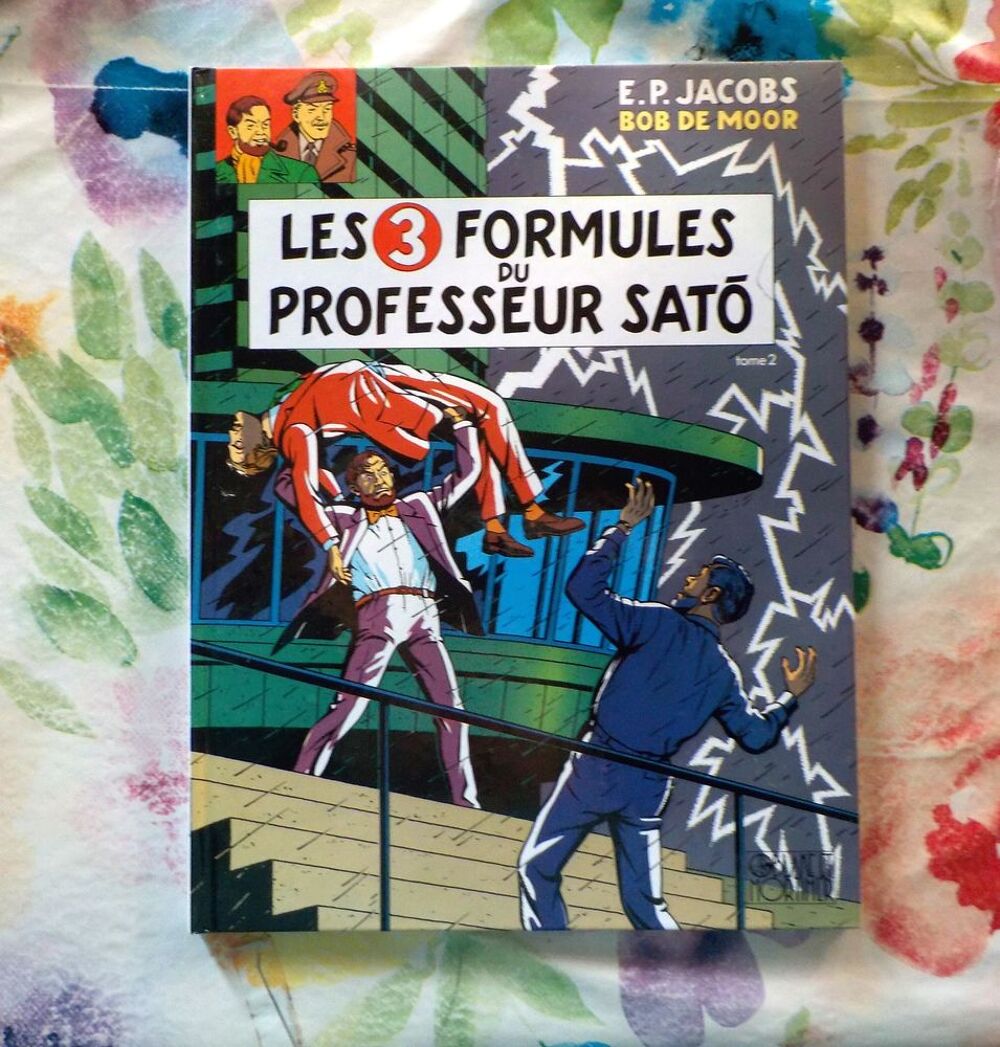LES 3 FORMULES DU PROFESSEUR SATO T2 de E.P. JACOBS Ed. B&amp;M Livres et BD