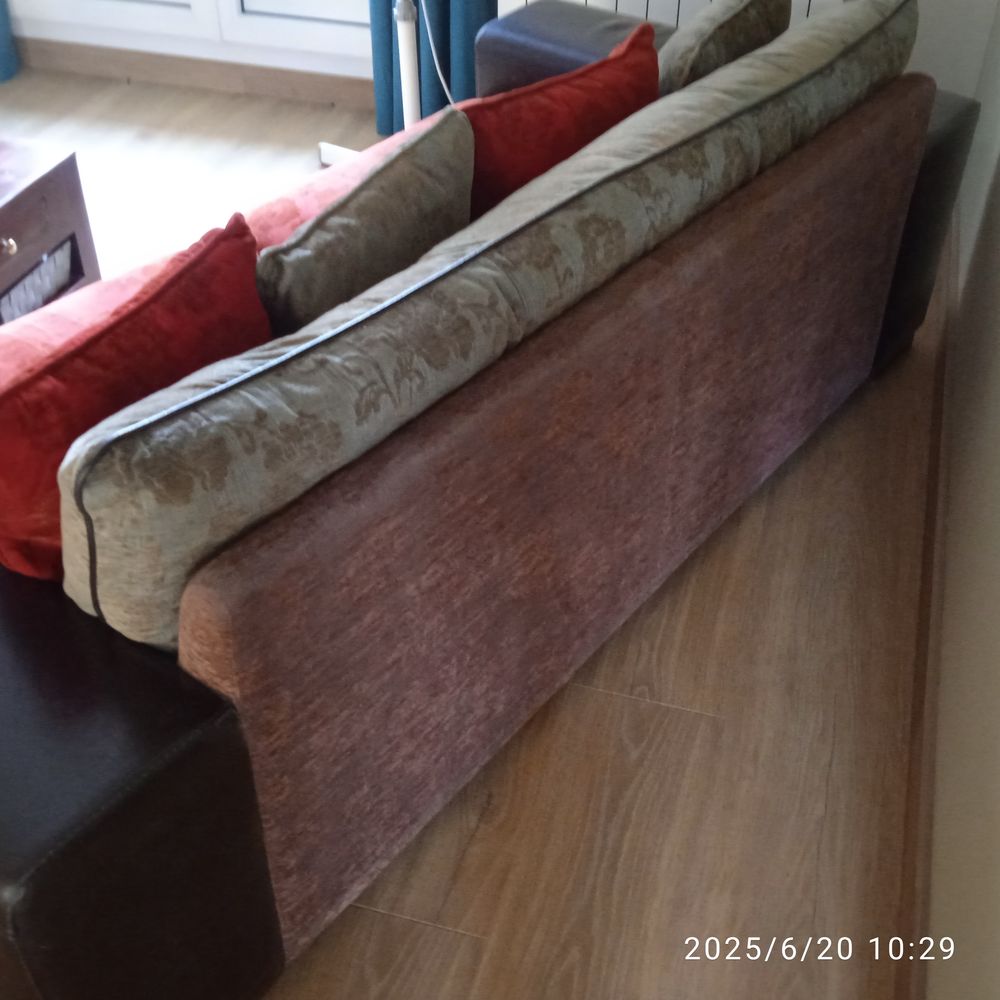 CANAP&Eacute; TISSU/CUIR Meubles