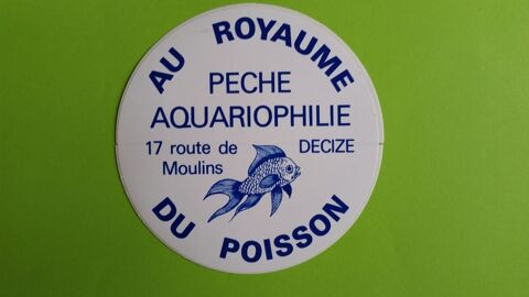 AUTOCOLLANT AU ROYAUME DU POISSON 0 Toulouse (31)