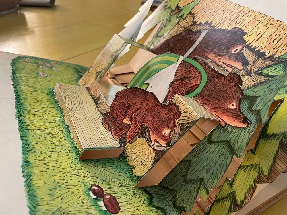 Livre EO ancien 1979 3D LES TROIS OURS conte Russe L.TOLSTO&Iuml; Livres et BD