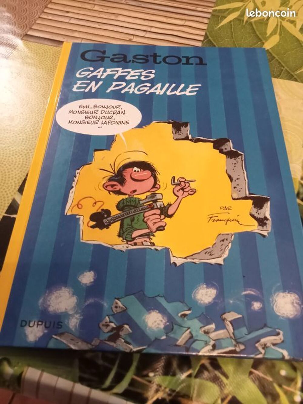2 livres gaston Lagaffe Livres et BD