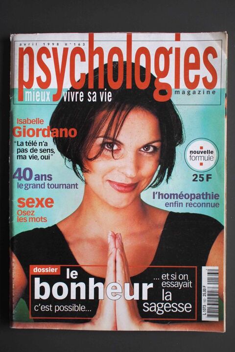 PSYCHOLOGIES MAGAZINE n163 -168 -249, 5 Rennes (35)