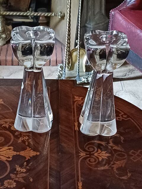 Deux bougeoirs Baccarat 150 Bergerac (24)
