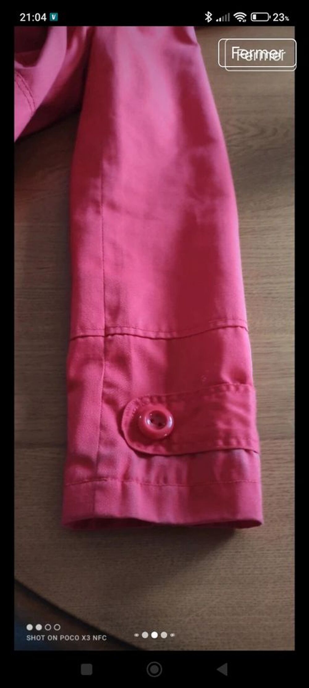 Veste rouge &agrave; double boutonnage Vêtements