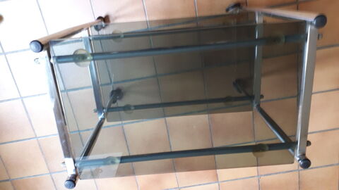 Desserte vintage � roulettes 1973 55 Saint-Ismier (38)