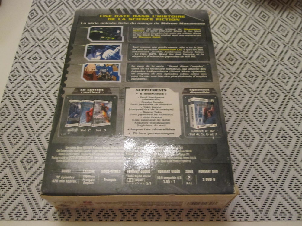 DVD Ghost in the Shell coffret N&deg; 1 DVD et blu-ray