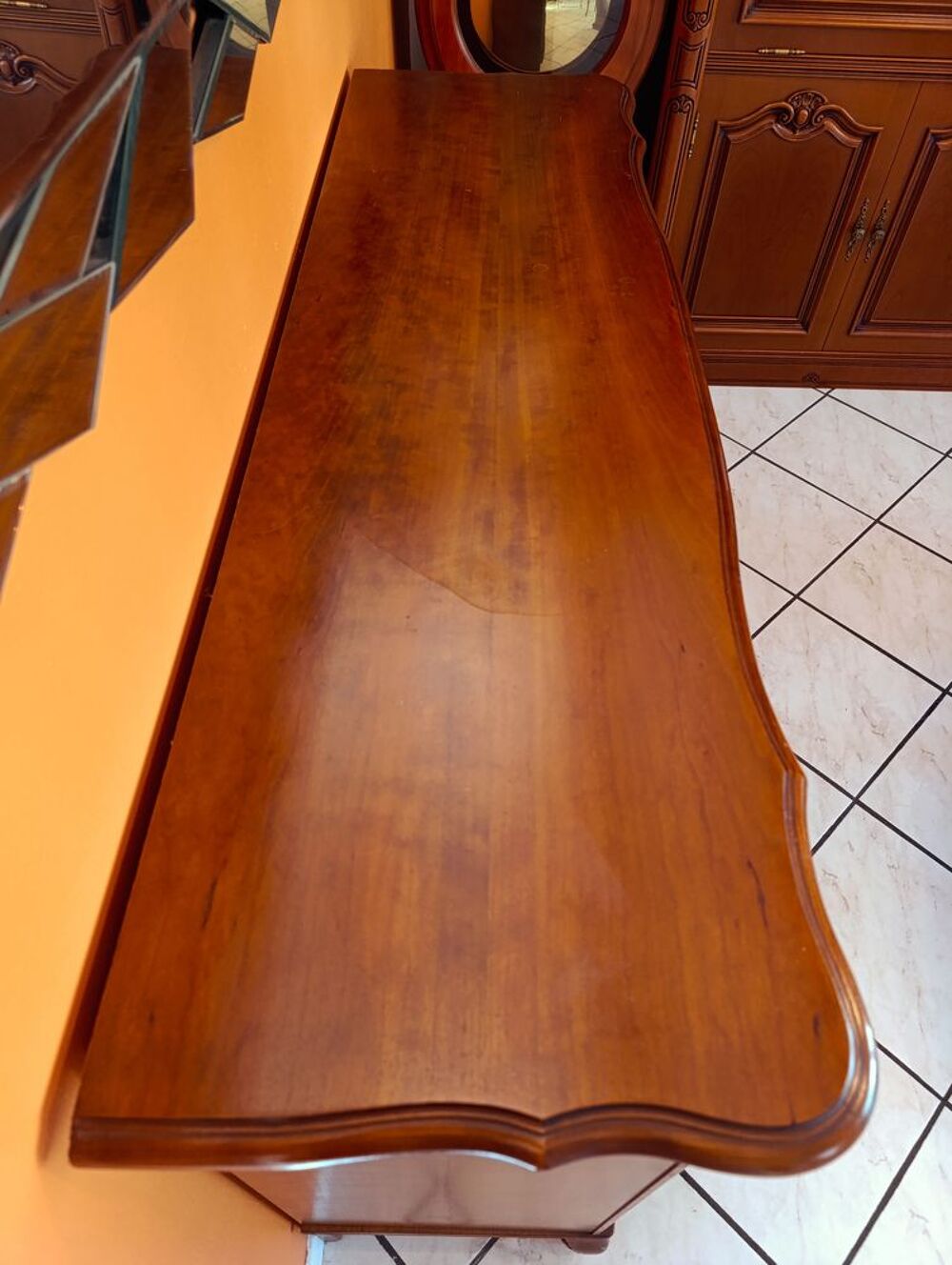 Buffet 2 portes 5 tiroirs merisier massif Meubles