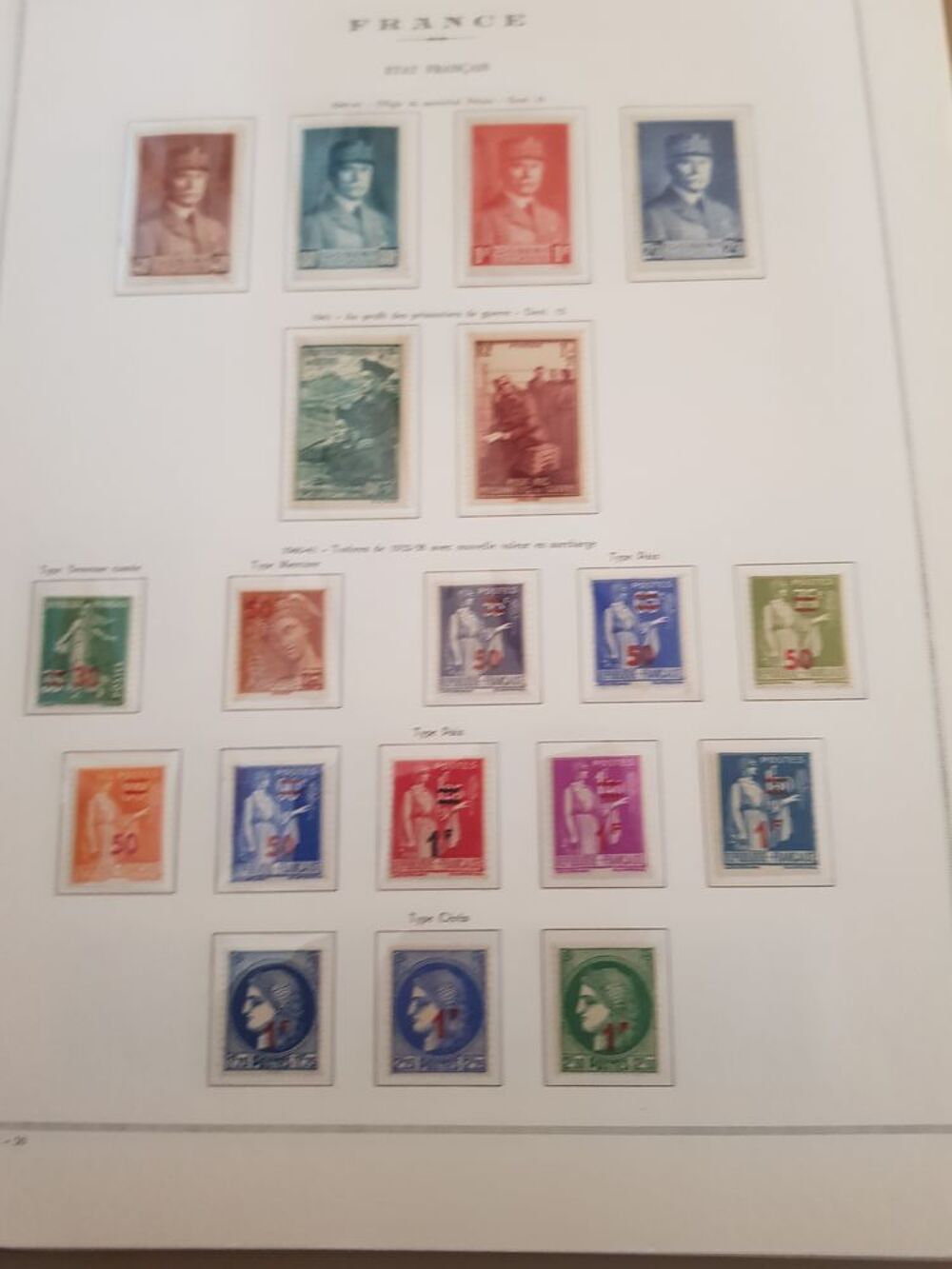 Collection de 10 albums de timbres Photos/Video/TV