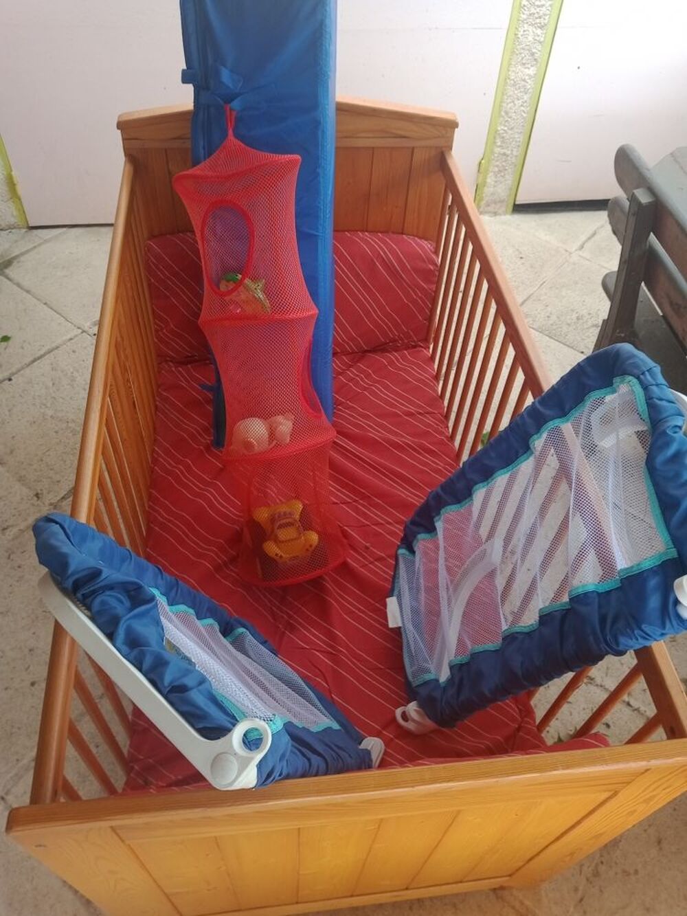lit parc matelas jouets filet Mobilier enfants