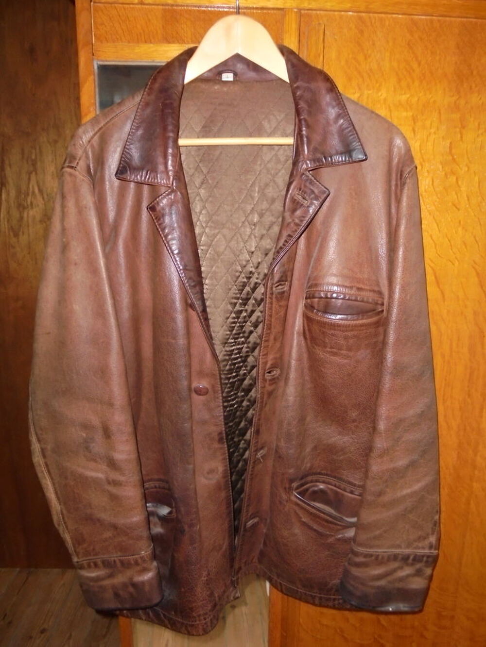Veste en cuir Jardin