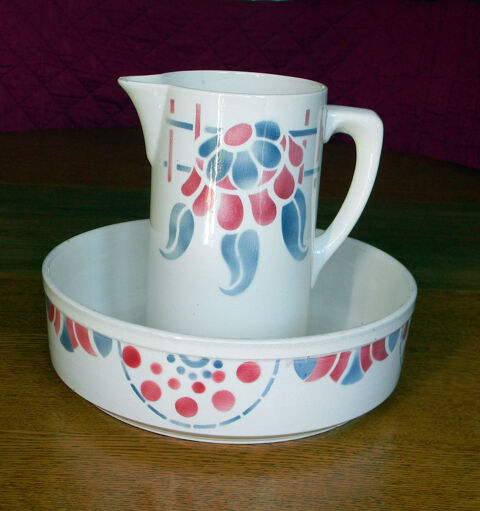 Ensemble de toilette Art Nouveau 1930 35 Lagny-sur-Marne (77)
