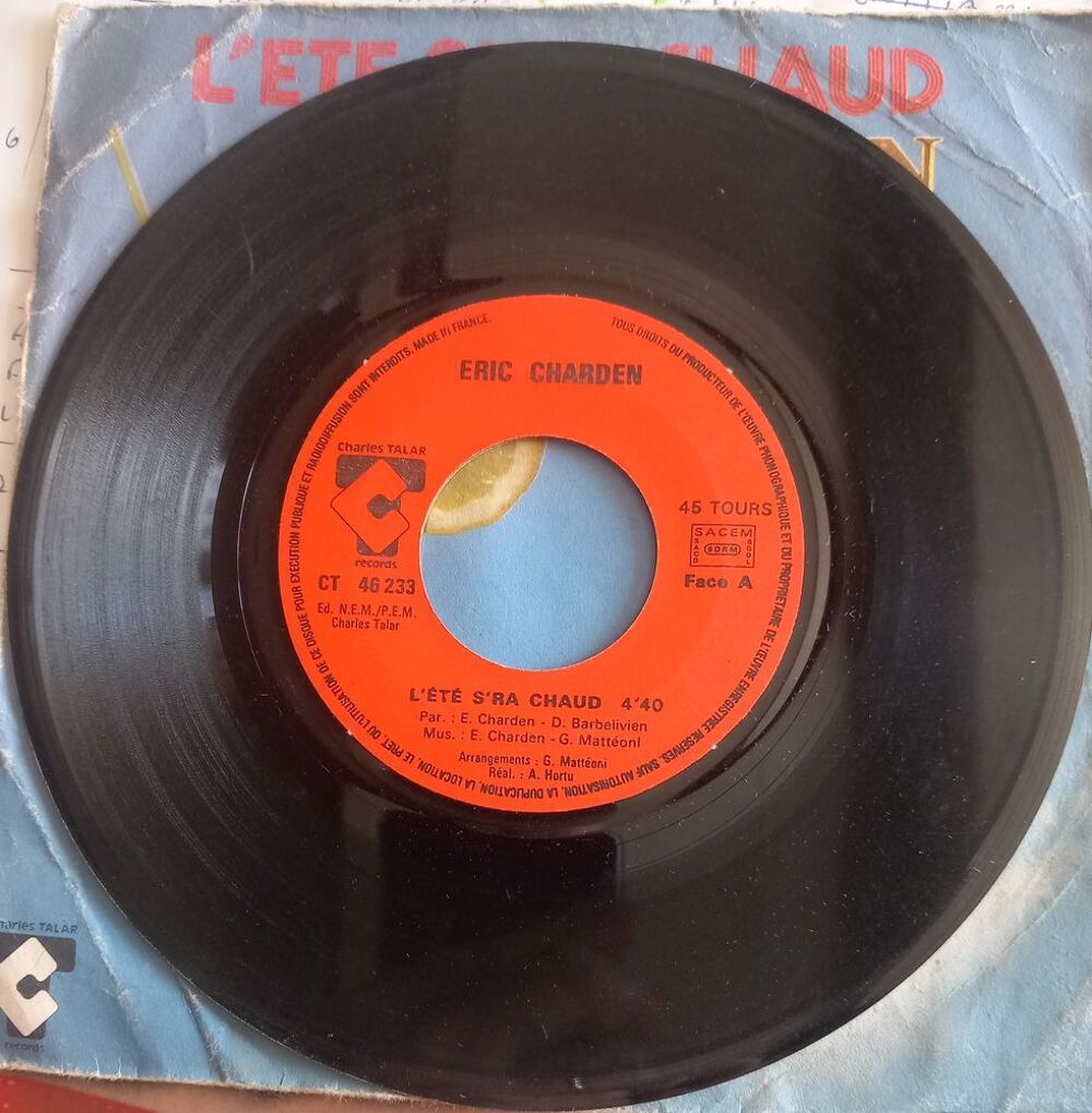 STONE ET CHARDEN / 5X DISQUES VYNIL 45 TOURS / CD et vinyles