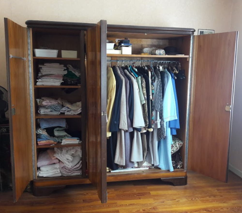 Belle armoire 3 portes faite par &eacute;b&eacute;niste ann&eacute;es 50 Meubles