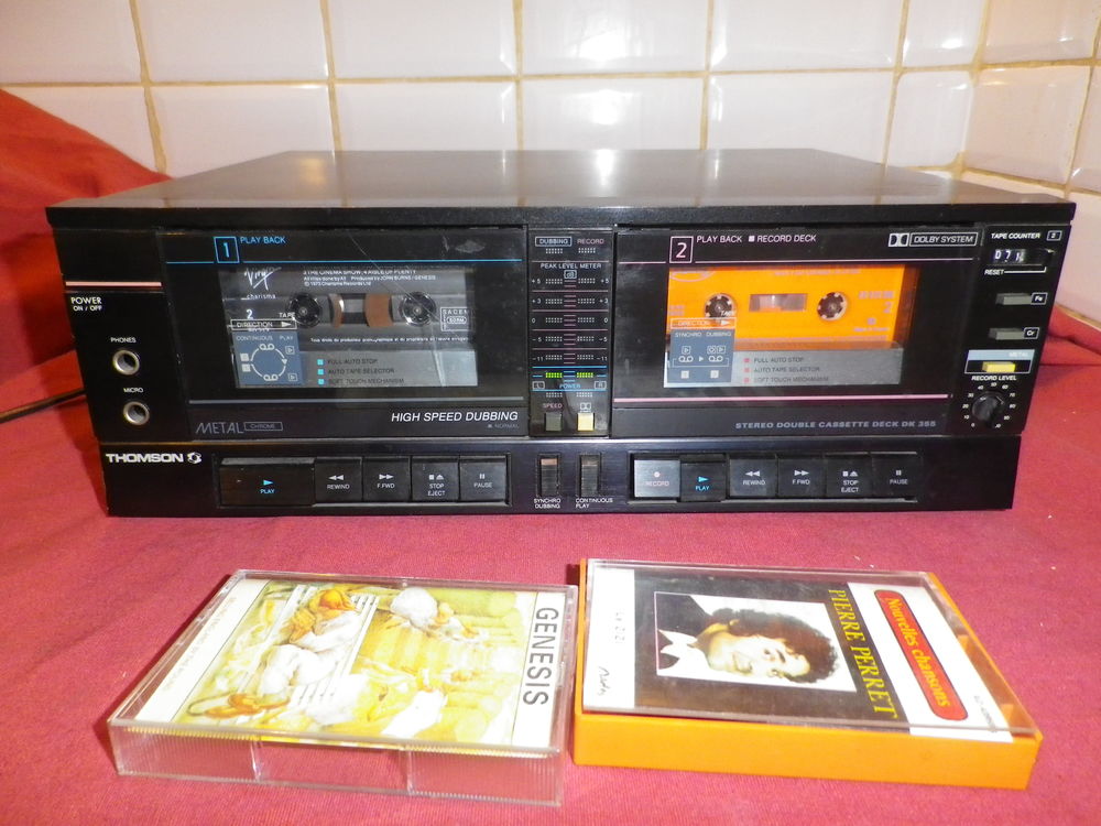 Platine Double Cassette THOMSON DECK DK 355 Audio et hifi