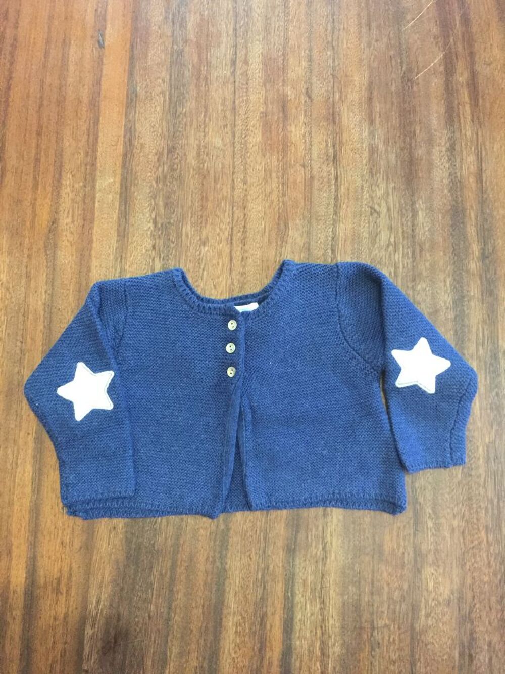 Gilet enfant fille " Obaibi " couleur bleu Vêtements enfants