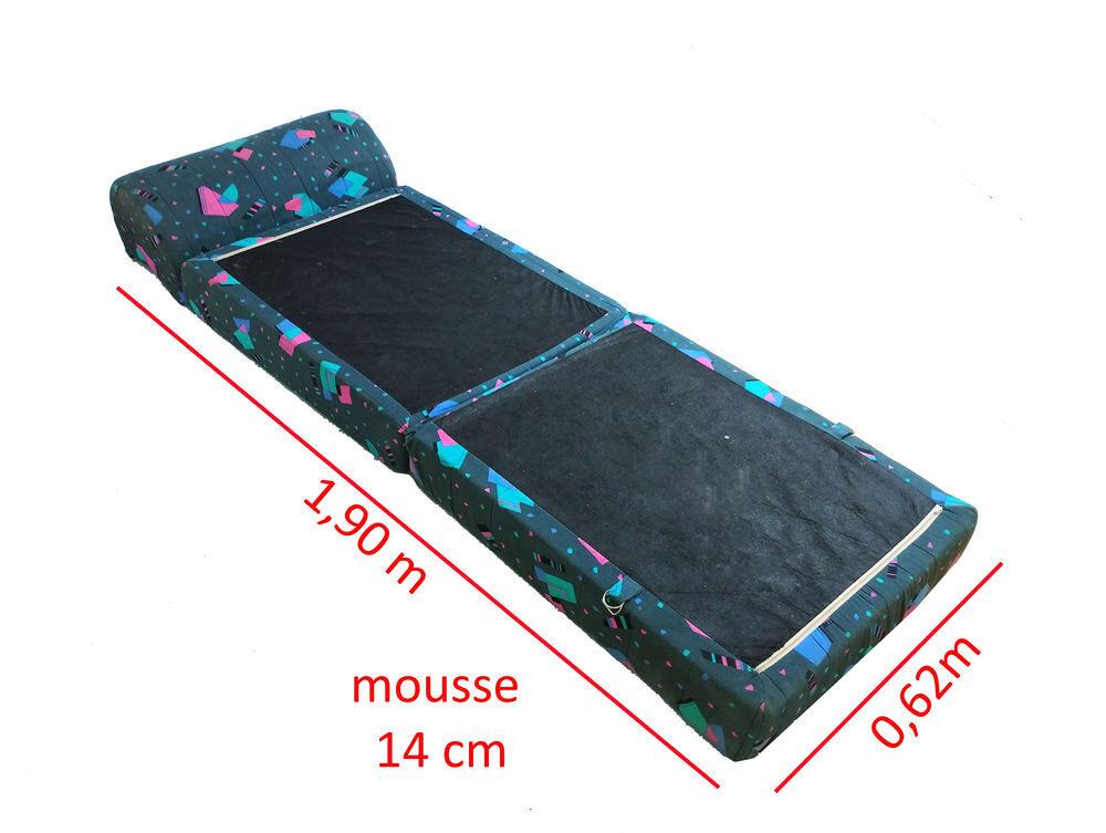 Chauffeuse en tissu, Transformable en lit d'appoint Mobilier enfants