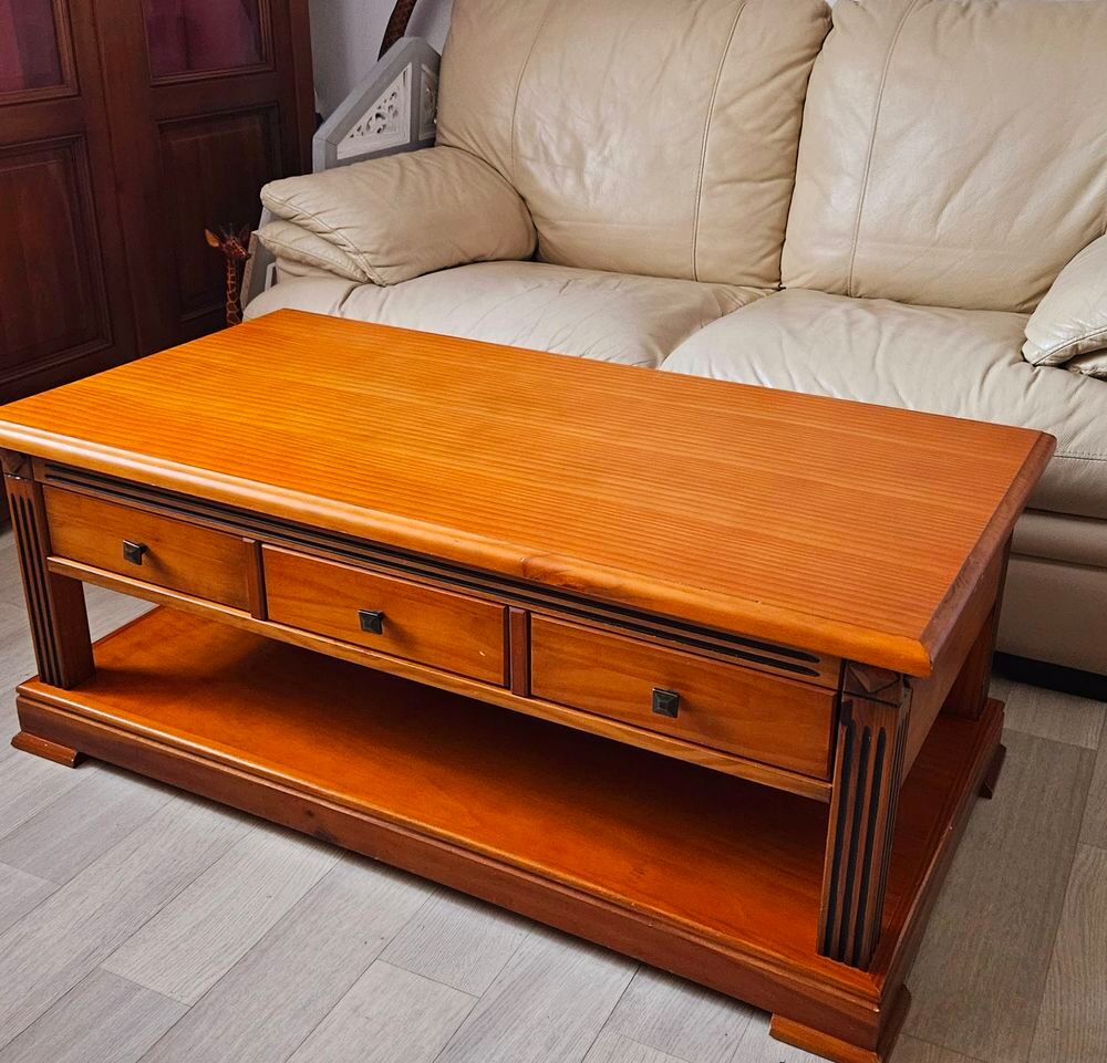 Table basse de salon Longueur 115 / Hauteur 46 / largeur 60 Meubles