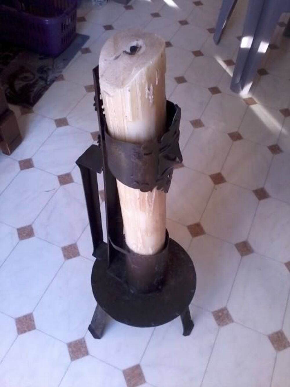PORTE BOUGIE + BOUGIE Décoration