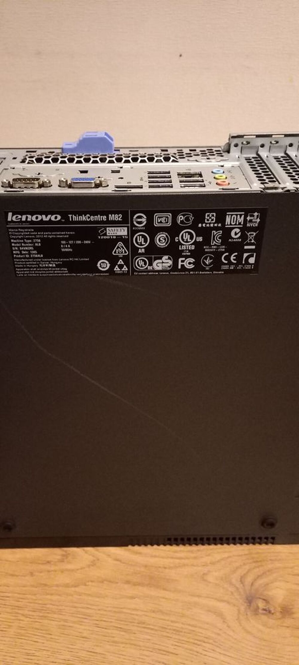Lenovo thinkcentre M82 Matériel informatique