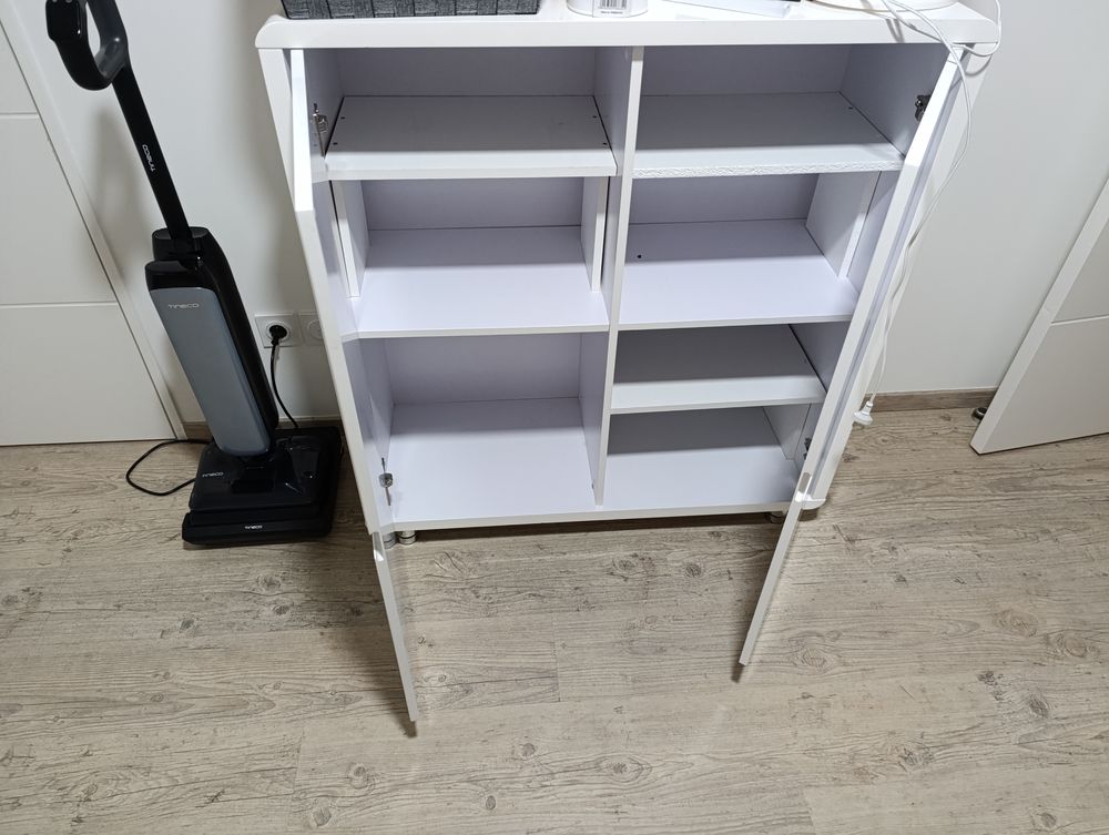 meuble rangement laqu&eacute; blanc &eacute;tat neuf peut servir cuisine s Meubles