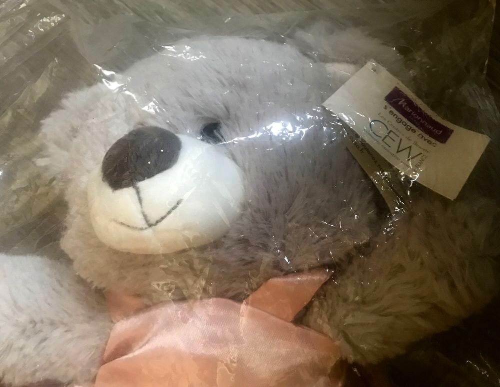 Ours en peluche collector collaboration Repetto Paris Mario 